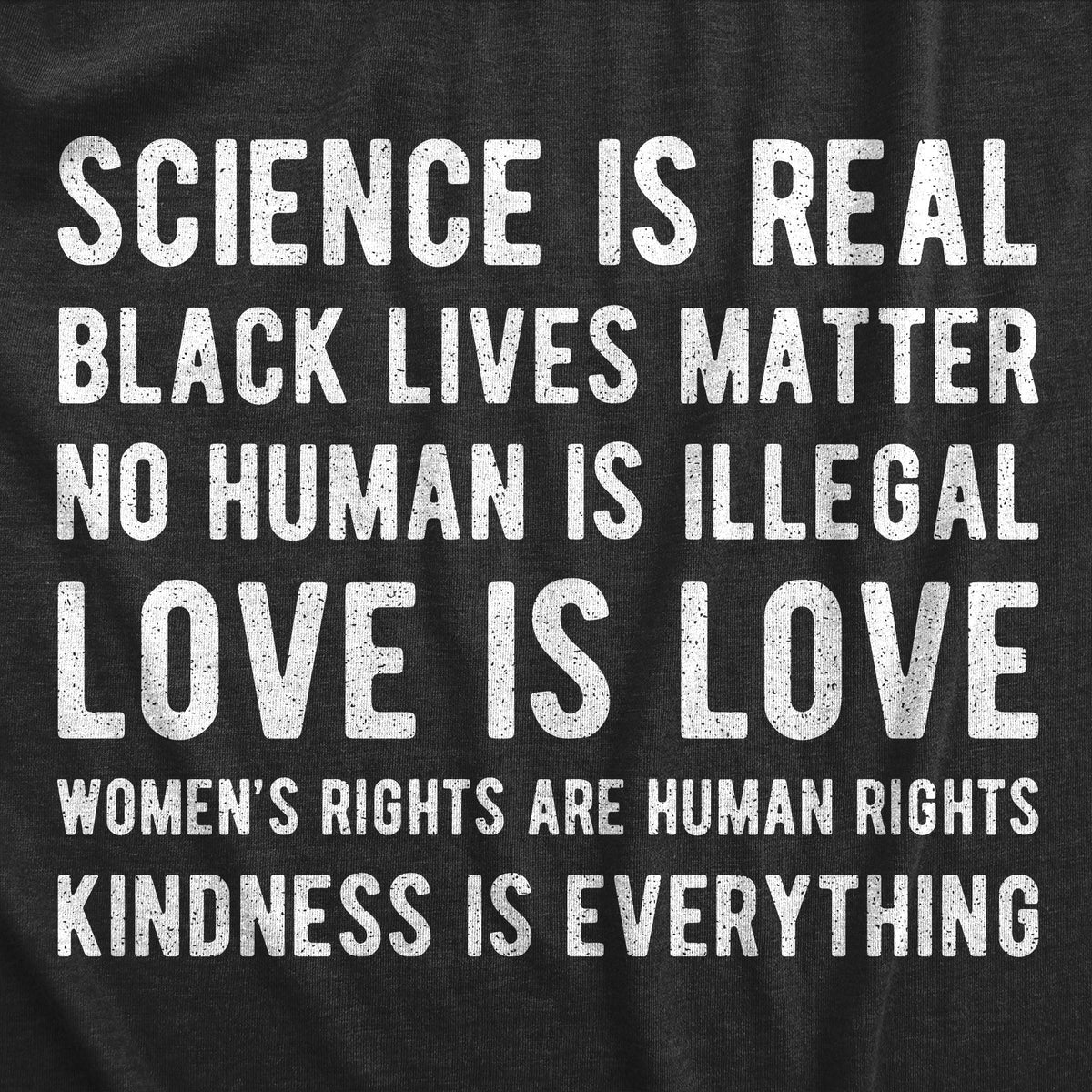 Science Is Real Black Lives Matter T-Shirts