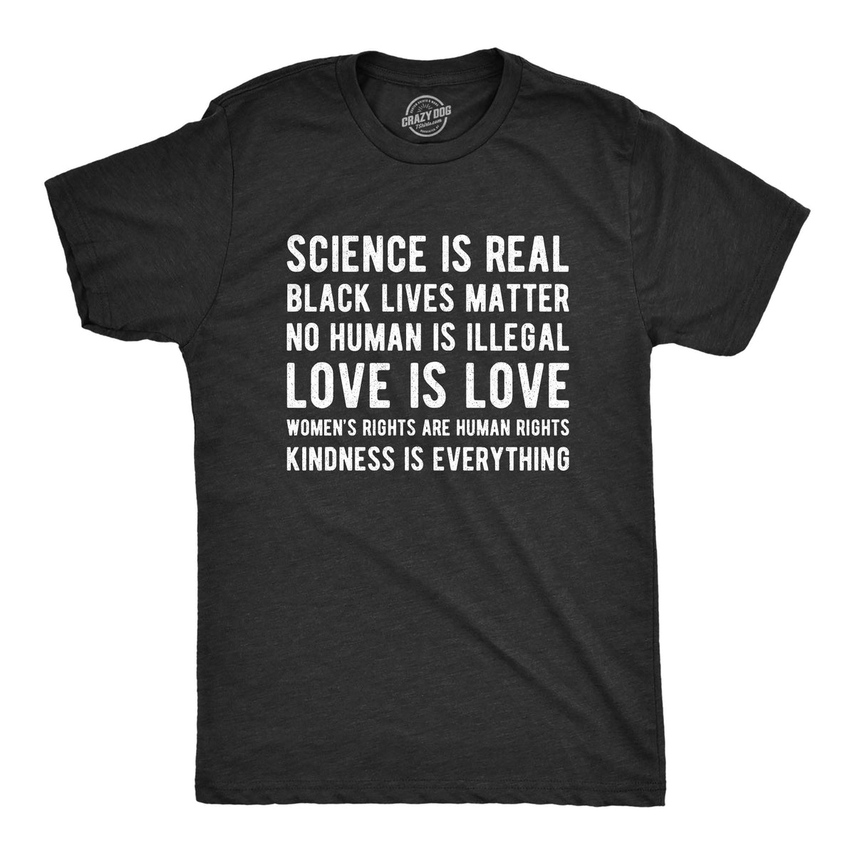 Science Is Real Black Lives Matter T-Shirts