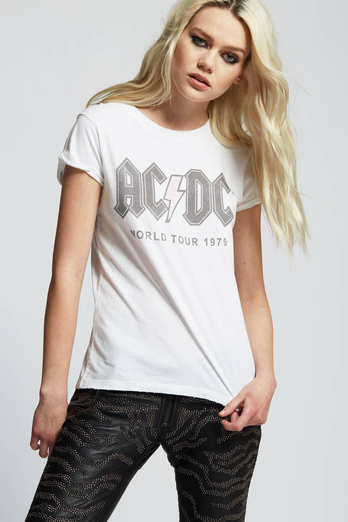 301346 - 430 Acdc Highway To Hell Bolt Graphic Tee