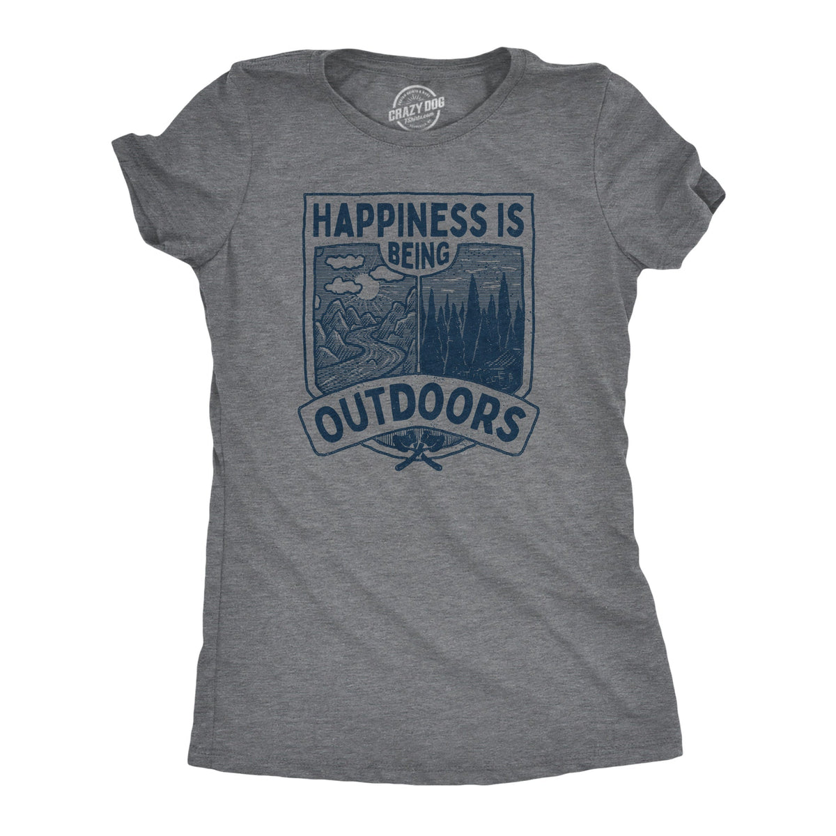 Hapiness Is Being Outdoors T-Shirts