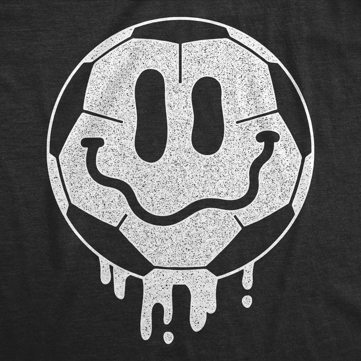 Dripping Soccer Ball Smile T-Shirts