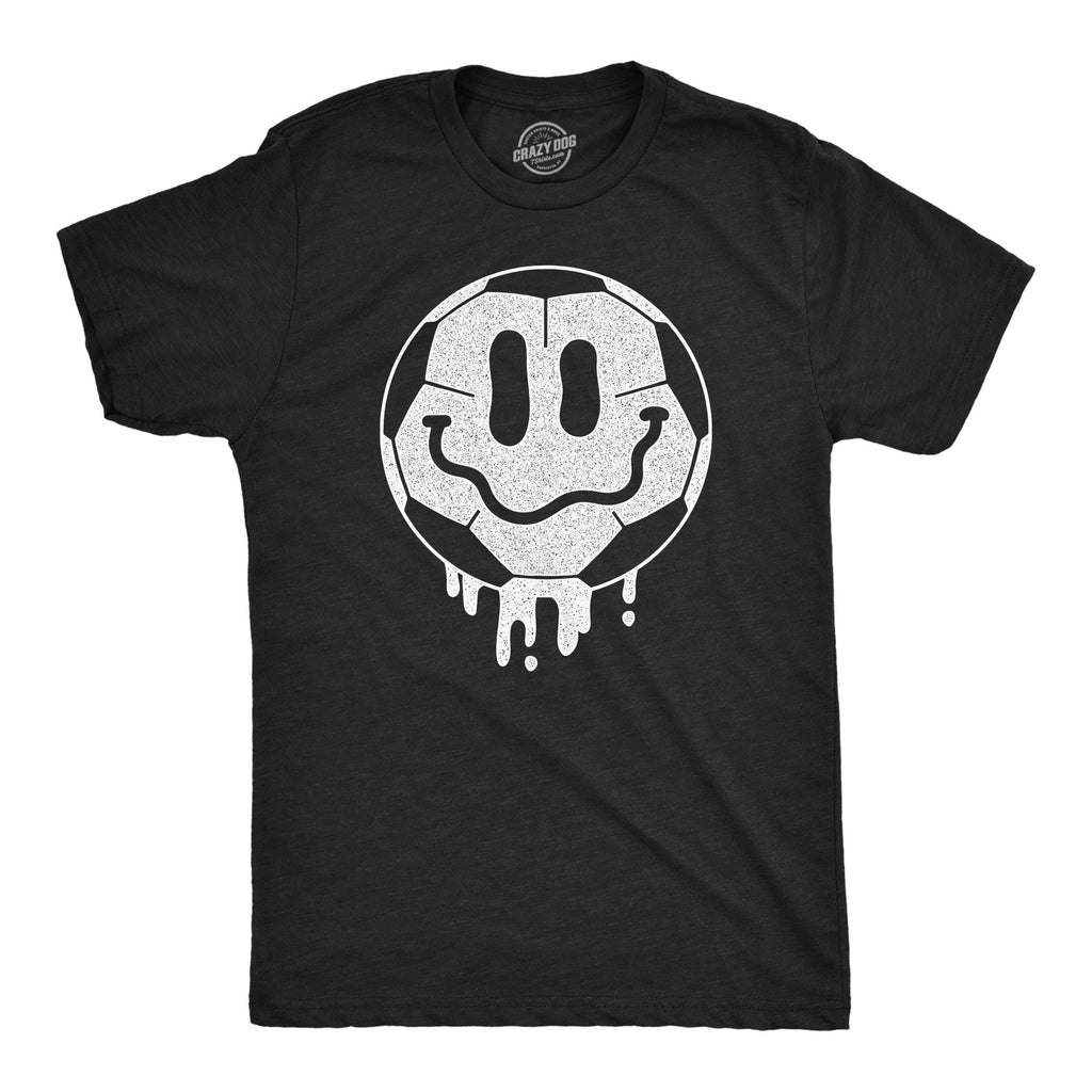 Dripping Soccer Ball Smile T-Shirts