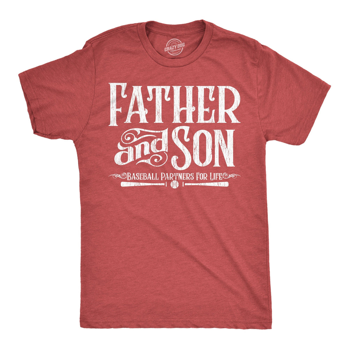 Father Son Baseball Partners Life T-Shirts