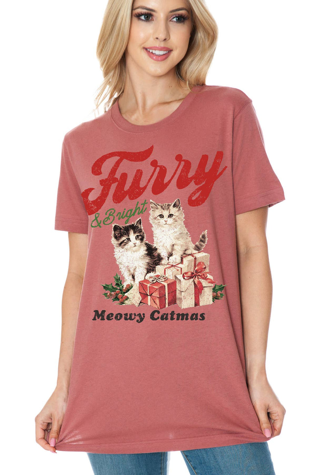 Meowy Catmast Furry N Bright Short Sleeve Tee