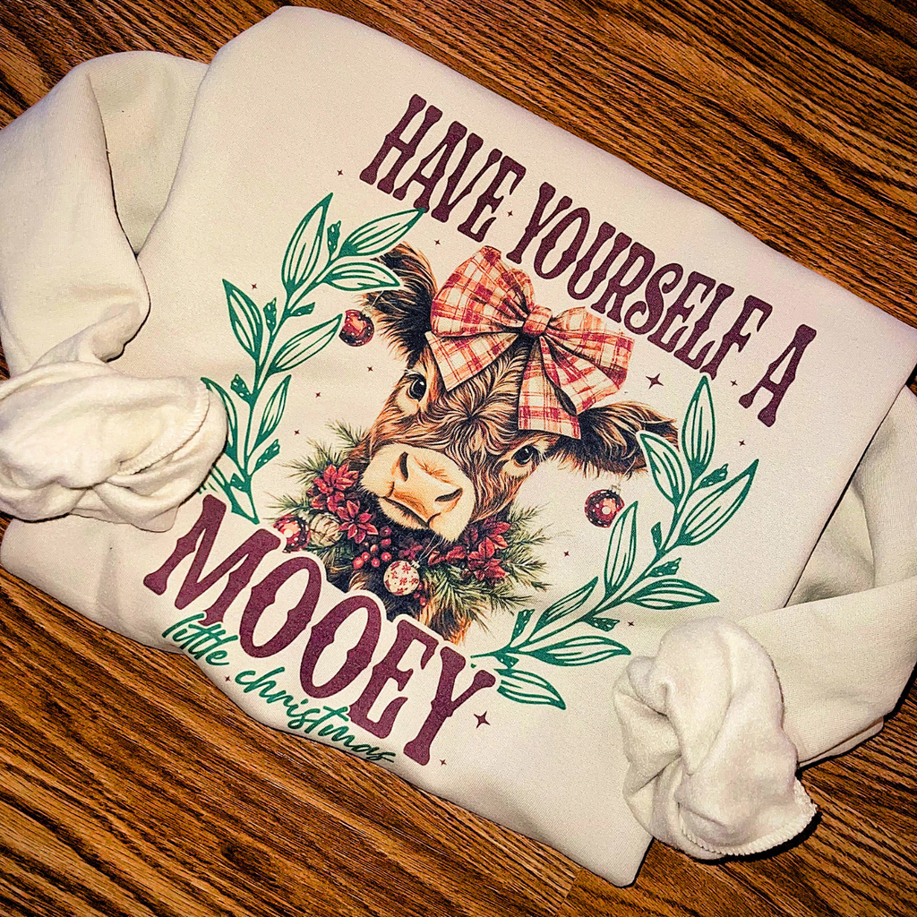 Have A Mooy Christmas Cow Sweatshirt
