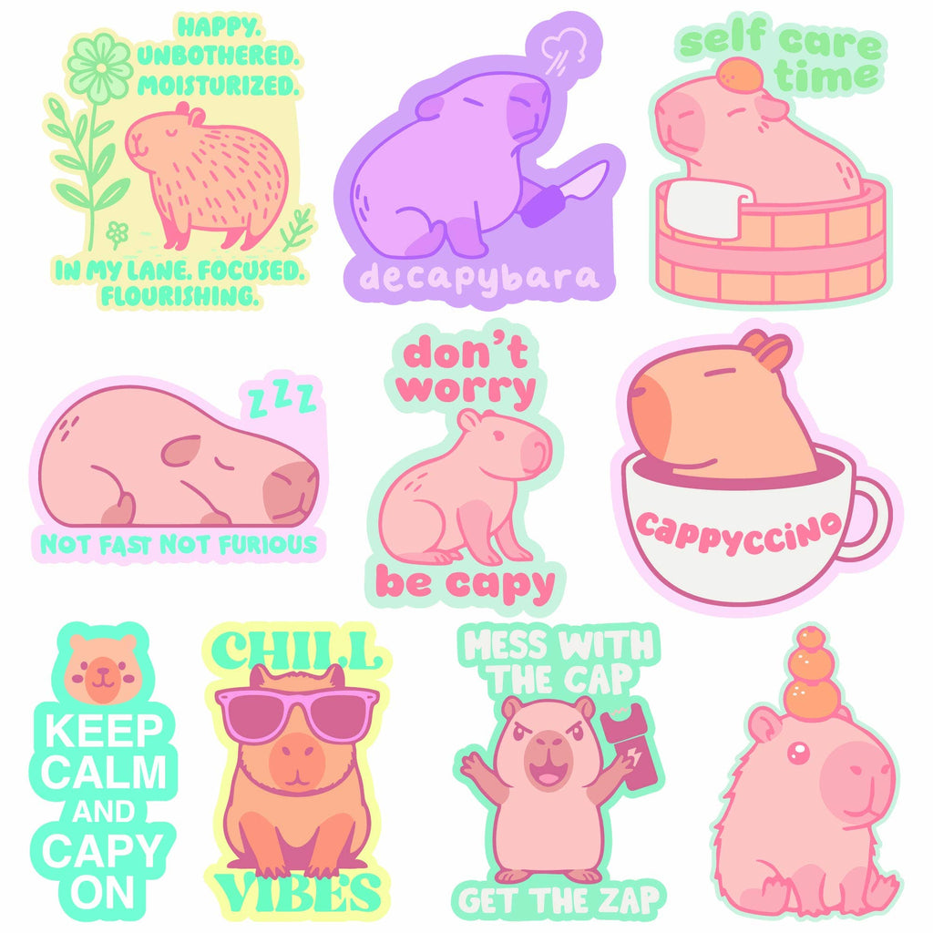 Capybara Stickers