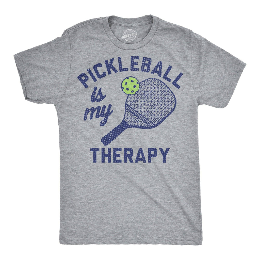 Pickleball Is My Therapy Men's T Shirt