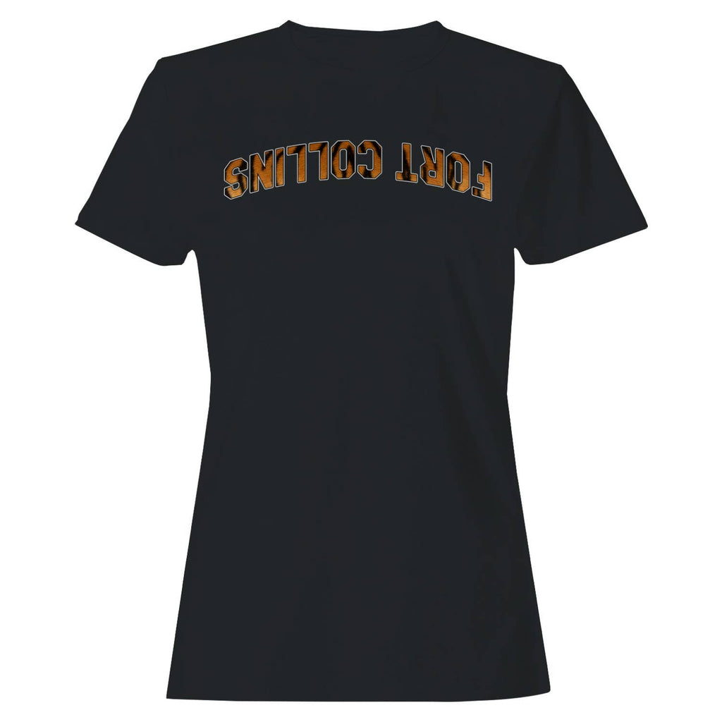 Fort Collins Tiger Print Arch Women's T-Shirt