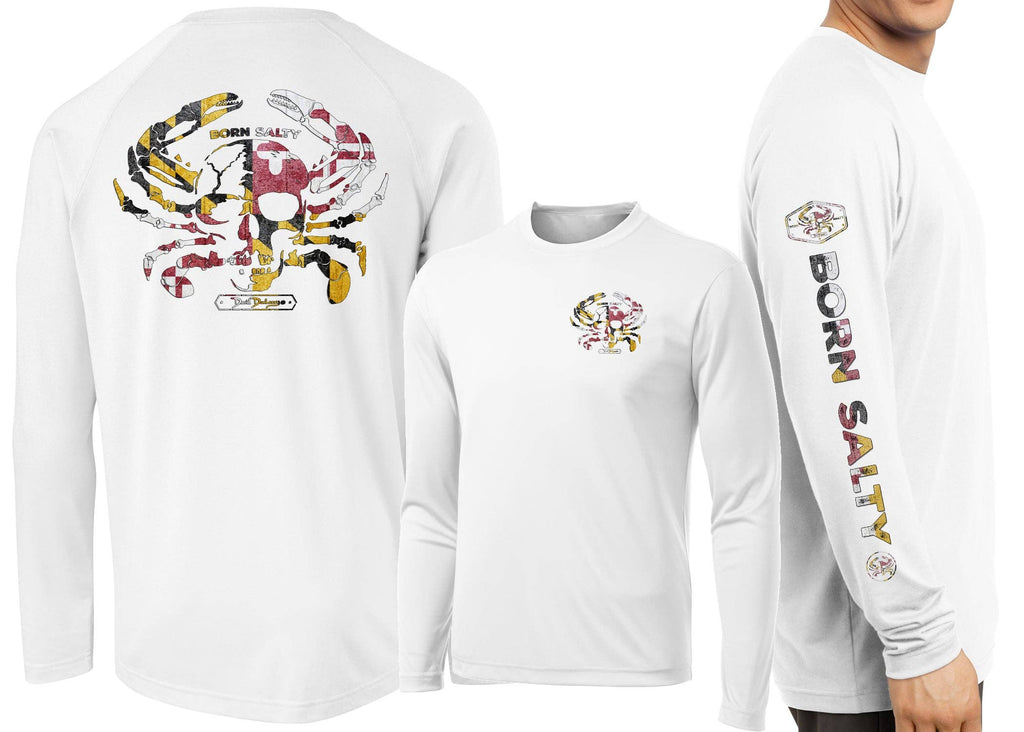 Men’S Performance Maryland Skull Crab Long Sleeve