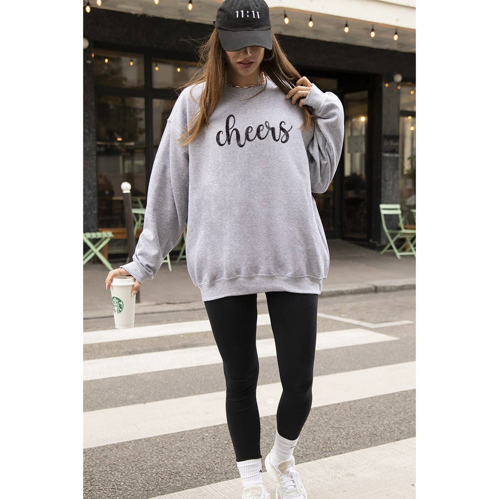 Cheers Vintage  Graphic  Sweatshirts