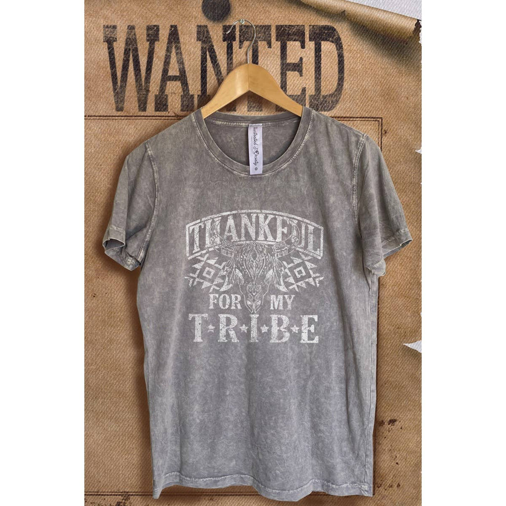 Fall Season Mineral Wash Vintage  Graphic  Tee
