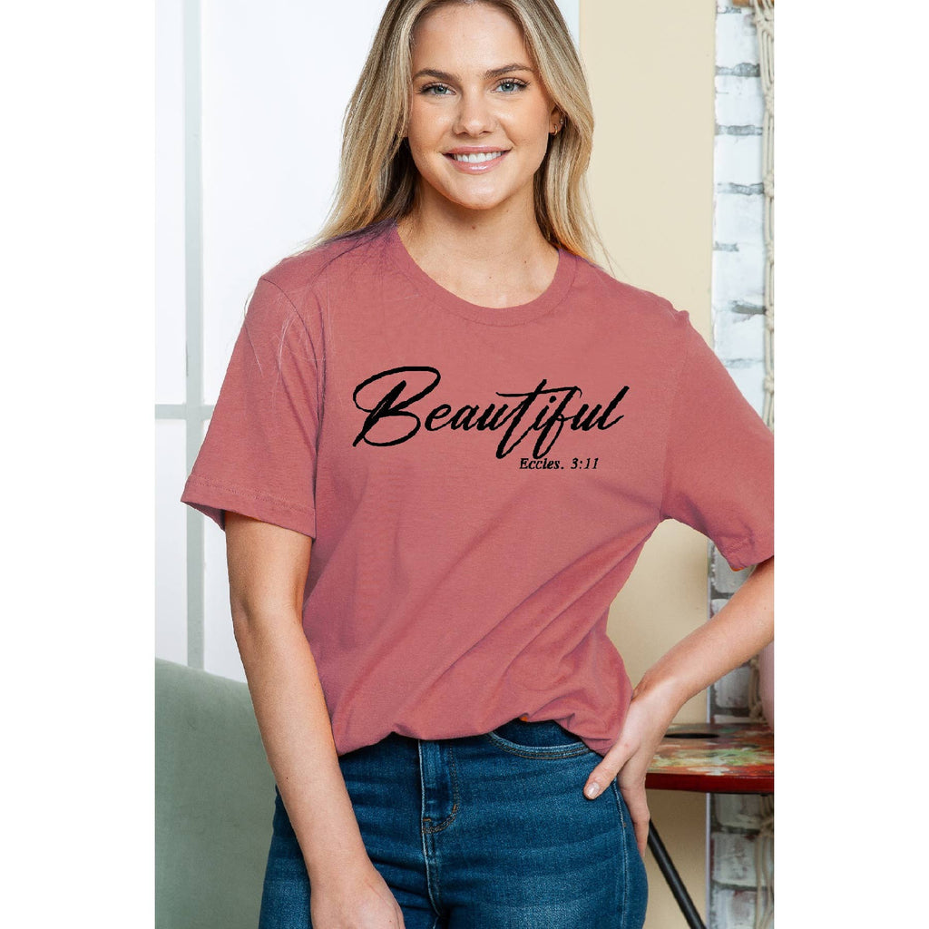 Beautiful - Short Sleeve T Shirt