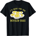 100% Cotton Deviled Egg Funny Food T-Shirts