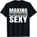 100% Cotton Funny Insurance Agent Art Insurance Advisor T-Shirts