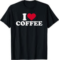100% Cotton I Love Coffee T-Shirts