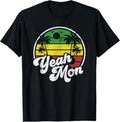 100% Cotton Yeah Mon Vintage Jamaica Reggae Jamaican Vacation Retro T-Shirts
