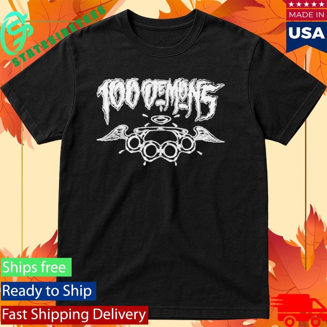 100 Demons Brass Knuckles Shirt Unisex , , , Long Sleeve Tee