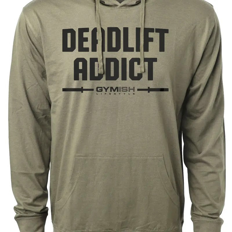 107. Deadlift Addict Funny Workout Gym Cotton Menswear T-Shirts