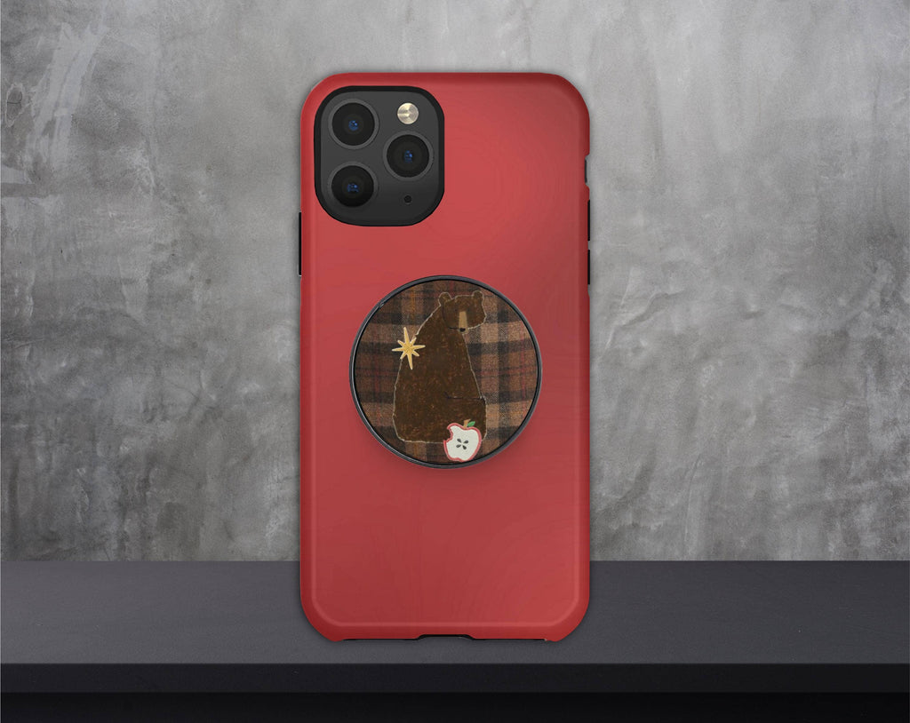 Brown Bear Phone Grip