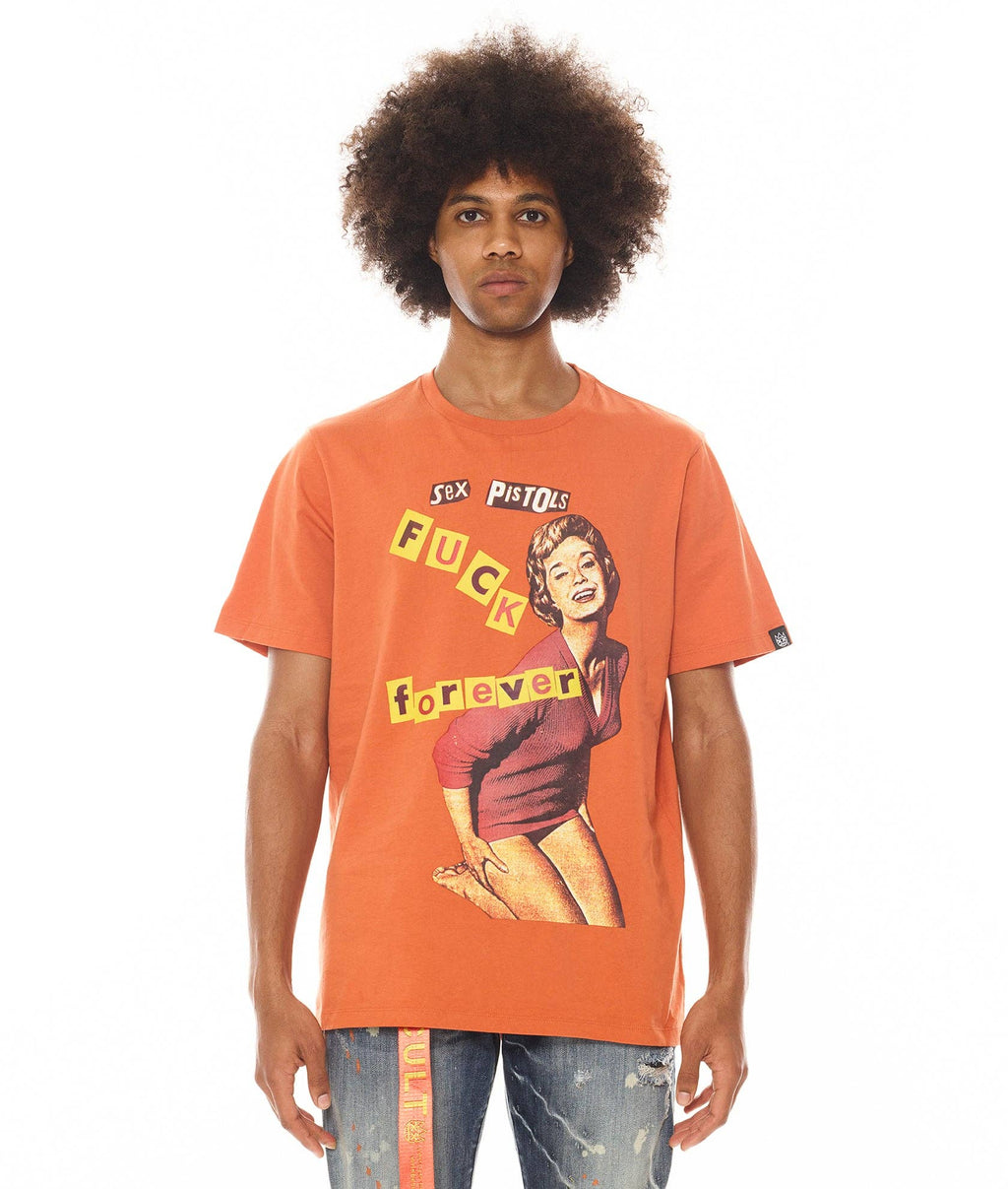 Short Sleeve Crew Neck Tee F**K Forever Sex Pistols