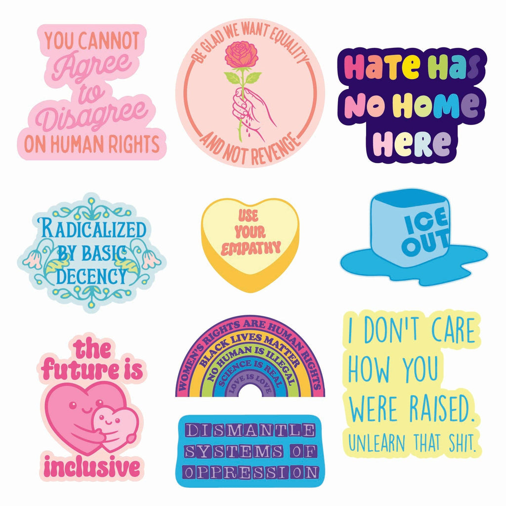 No Hate Stickers