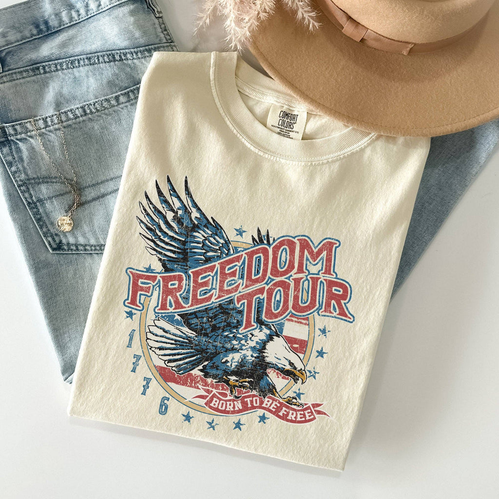 Freedom Tour, America, 1776, Flag, Fighter Jets, Tshirt