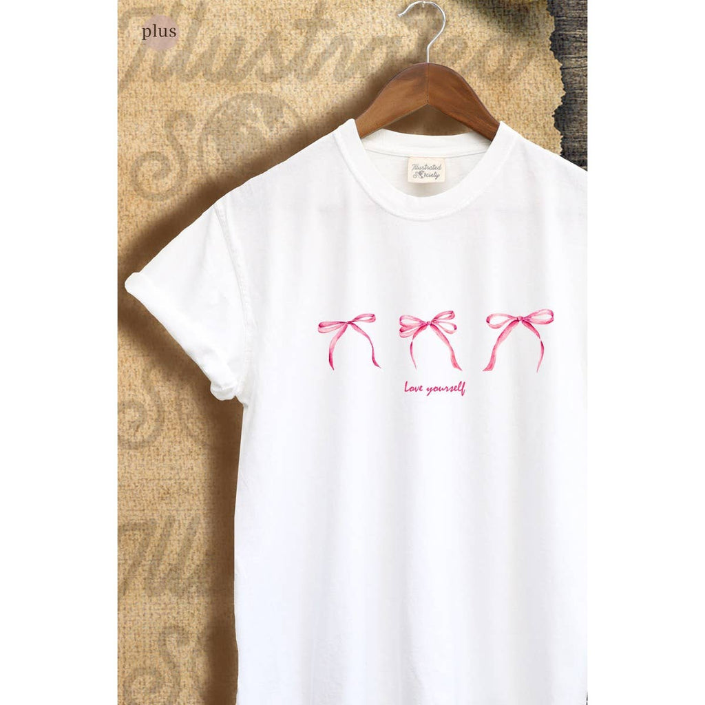 Love Yourself Valentine  Vintage Graphic Plus Tee
