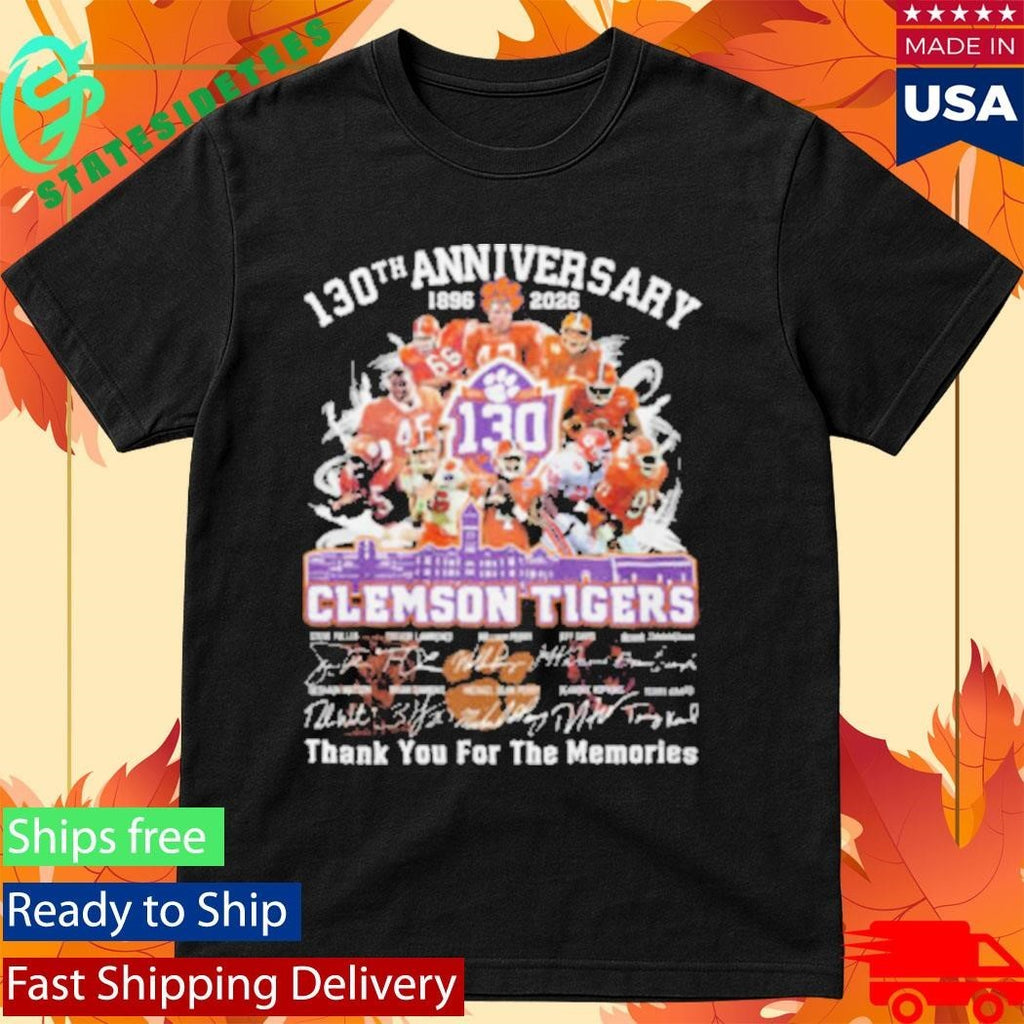1896 2026 Clemson Tigers Thank You For The Memories Shirt Unisex , , , Long Sleeve Tee