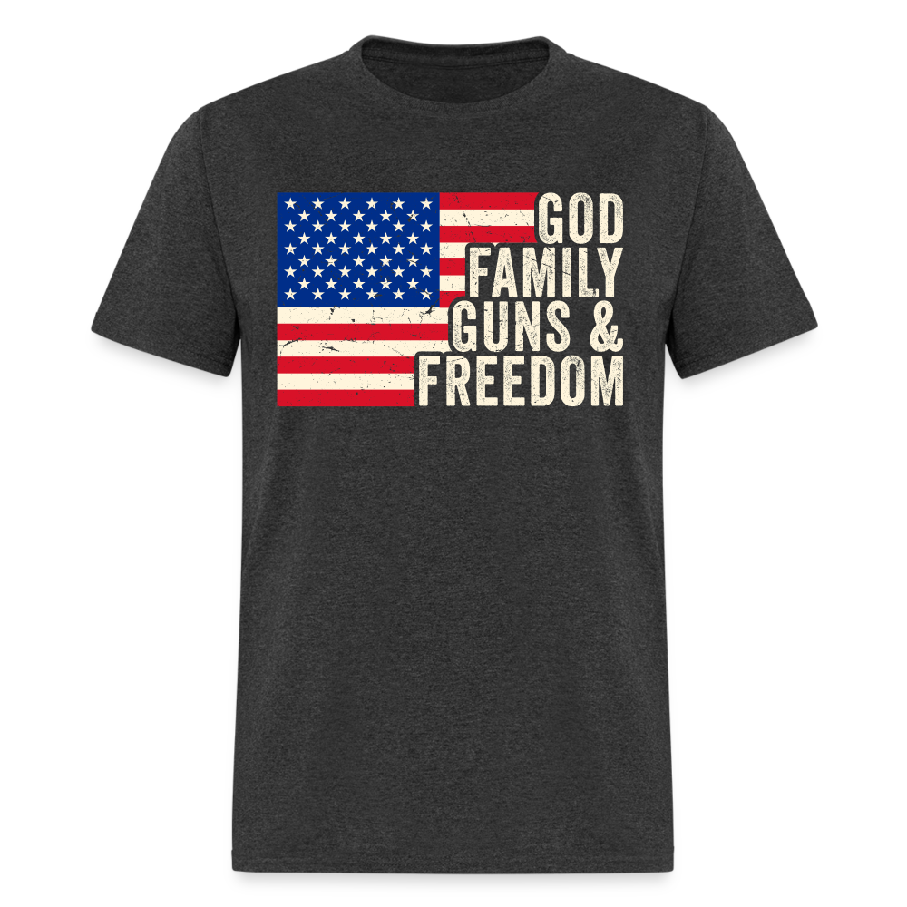 God Family Guns & Freedom T-Shirts