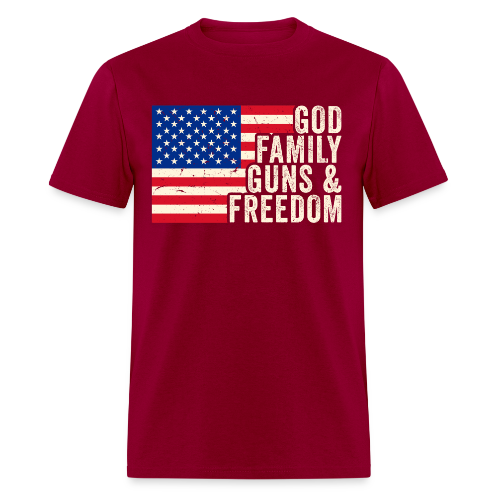 God Family Guns & Freedom T-Shirts