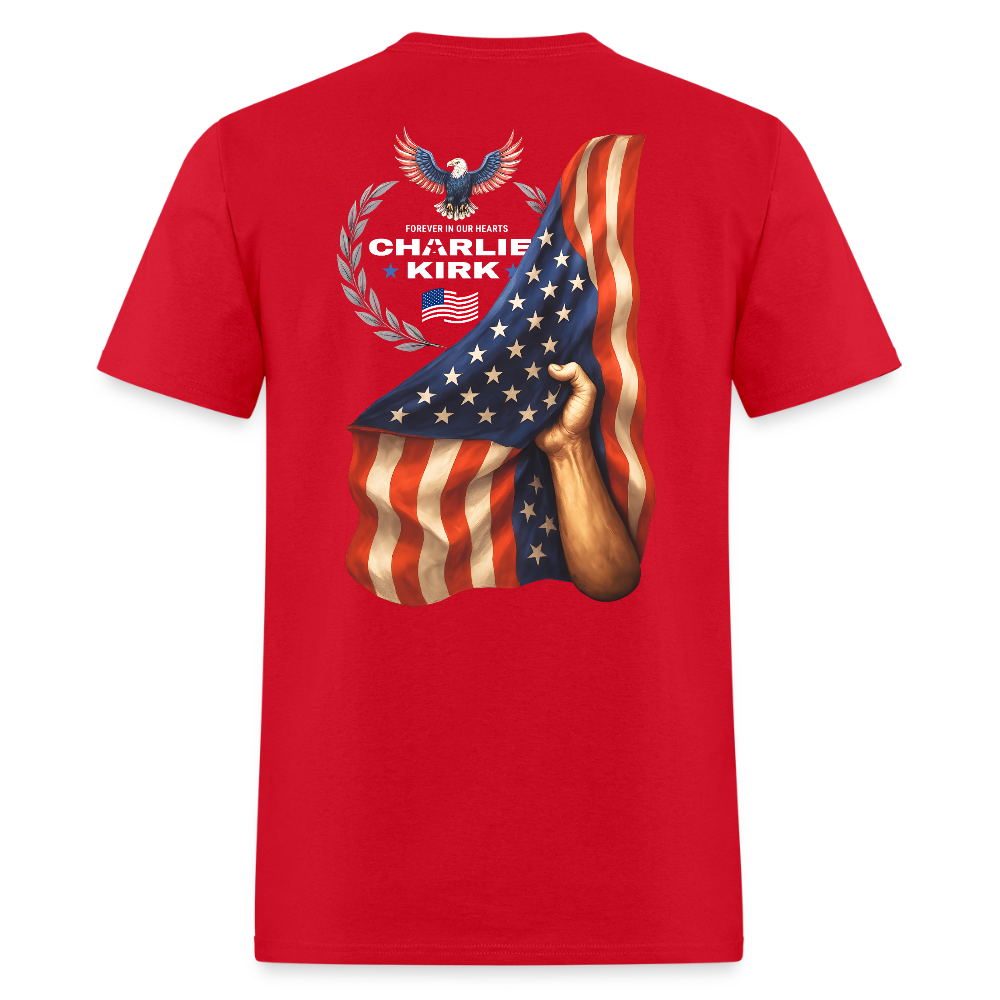 Freedom Bald Eagle Charlie Kirk Forever Our Hearts 2 T-Shirts