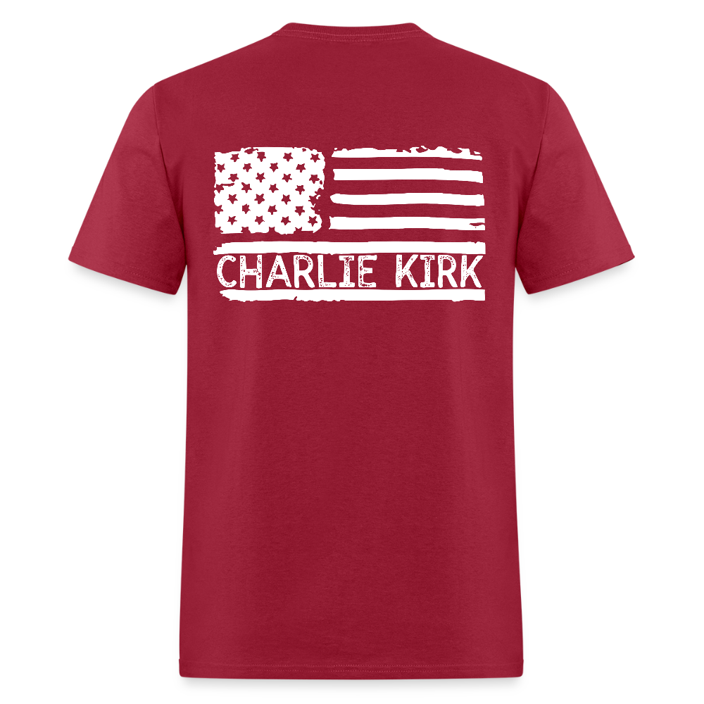 Charlie Kirk Freedom American Flag 2 T-Shirts