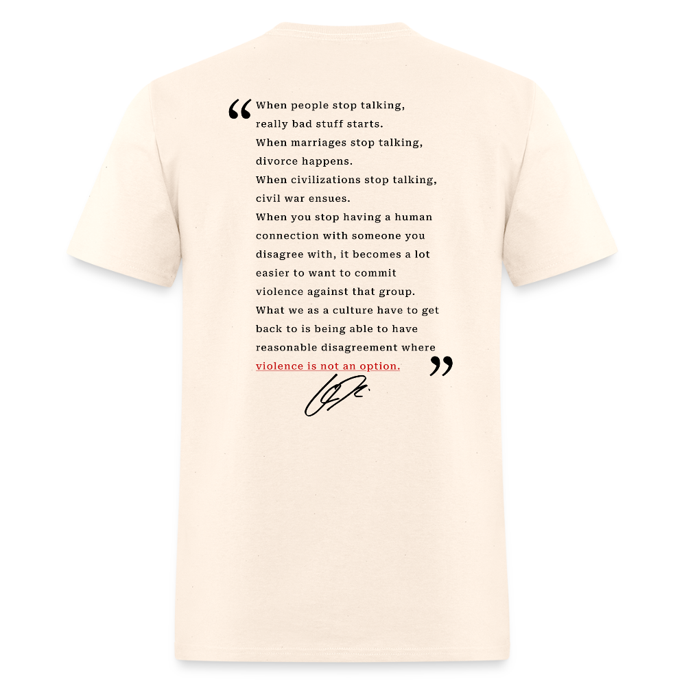 Freedom When People Stop Talking Charlie Kirk T-Shirts