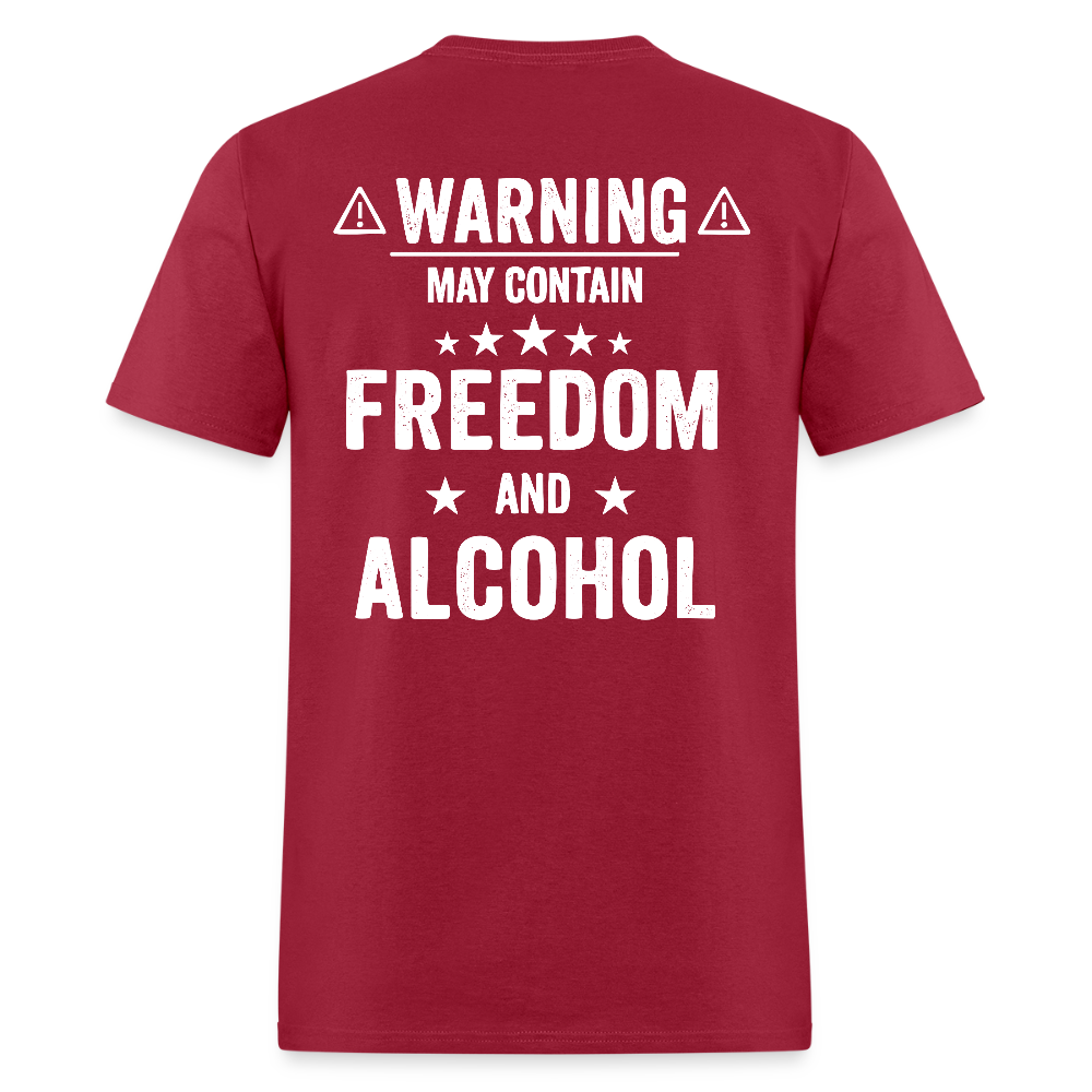 Warning May Contain Freedom Alcohol T-Shirts