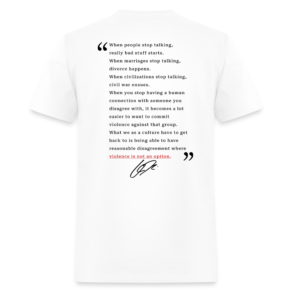 Freedom When People Stop Talking Charlie Kirk T-Shirts