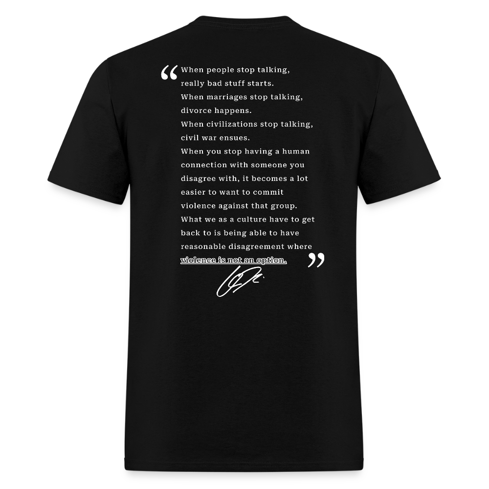 Freedom When People Stop Talking Charlie Kirk 2 T-Shirts