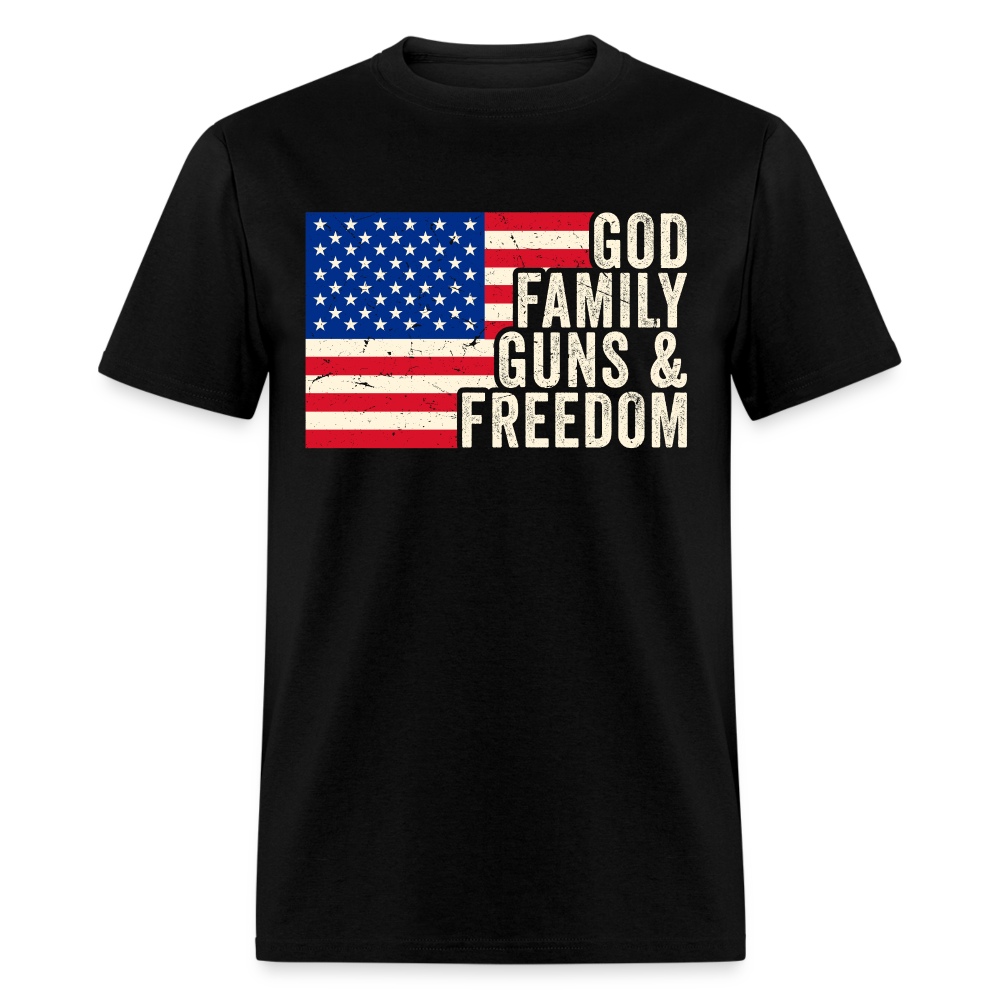 God Family Guns & Freedom T-Shirts