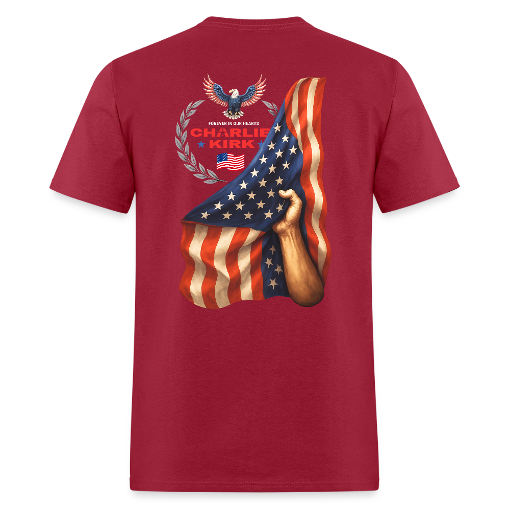 Freedom Bald Eagle Charlie Kirk Forever Our Hearts T-Shirts