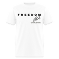 Charlie Kirk Freedom American Flag T-Shirts