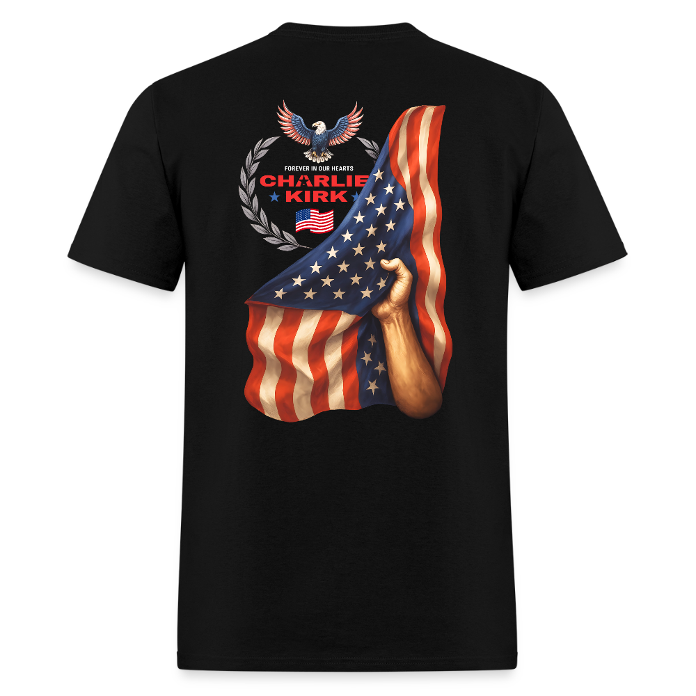 Freedom Bald Eagle Charlie Kirk Forever Our Hearts T-Shirts