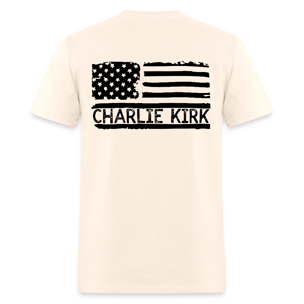 Charlie Kirk Freedom American Flag T-Shirts