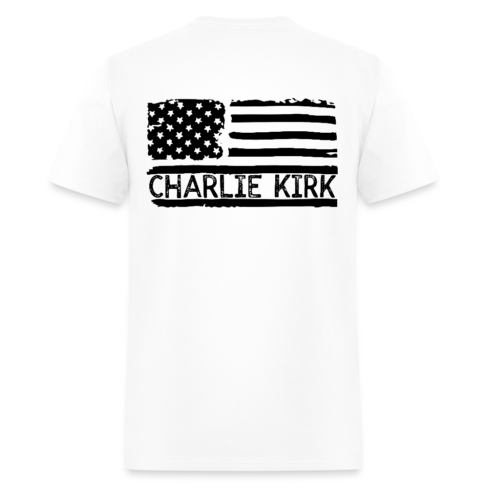 Charlie Kirk Freedom American Flag T-Shirts