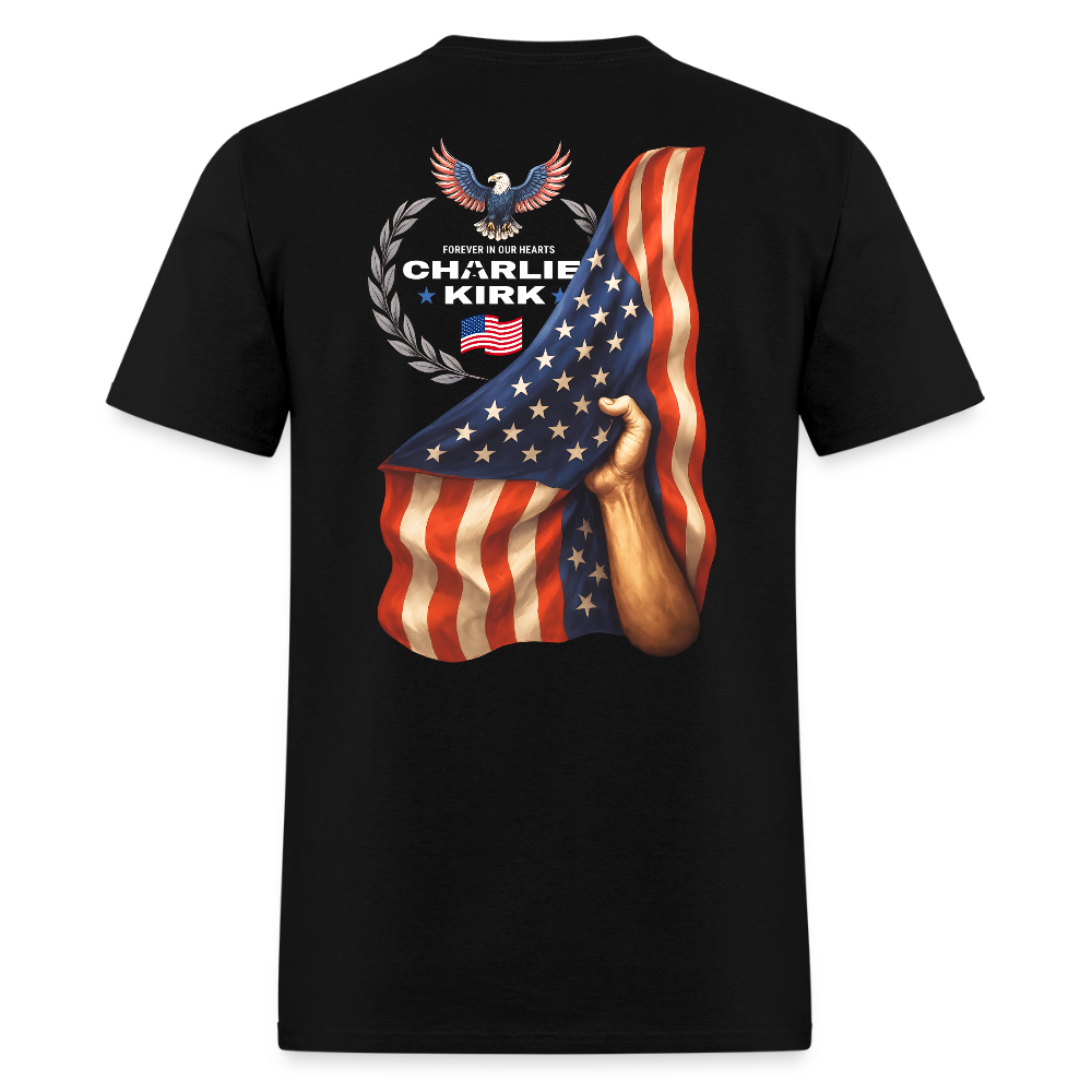 Freedom Bald Eagle Charlie Kirk Forever Our Hearts 2 T-Shirts