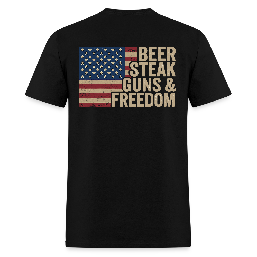 Beer Steak Guns & Freedom T-Shirts
