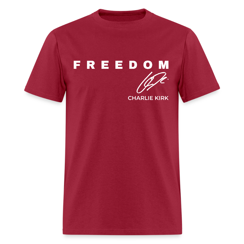 Freedom Charlie Red White Blueberries US Flag T-Shirts