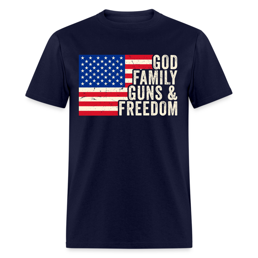 God Family Guns & Freedom T-Shirts