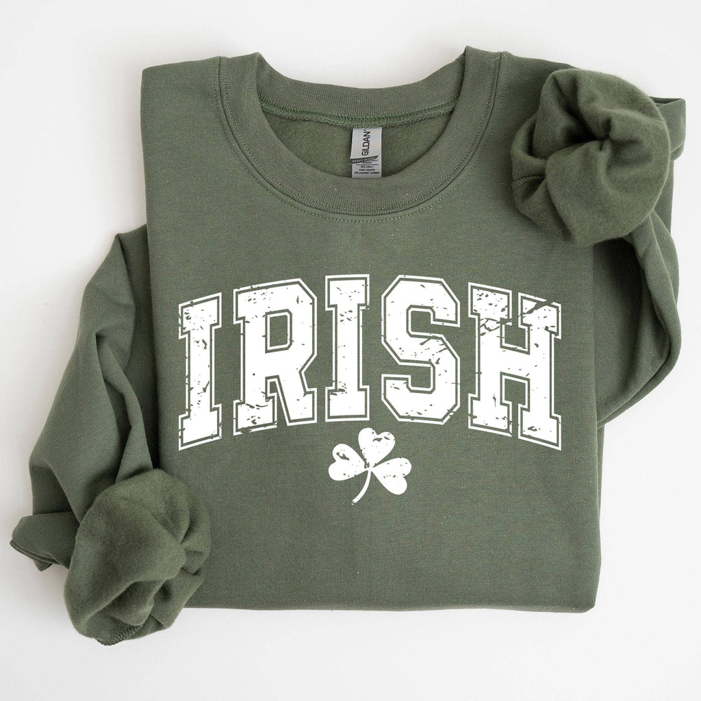 Irish Clover, Shamrock Irish St Patrick's Day Sweatshirt