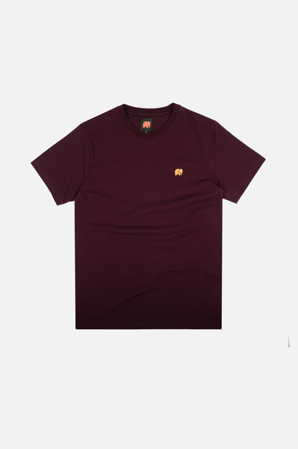 Organic Essential T-Shirt Wine Red