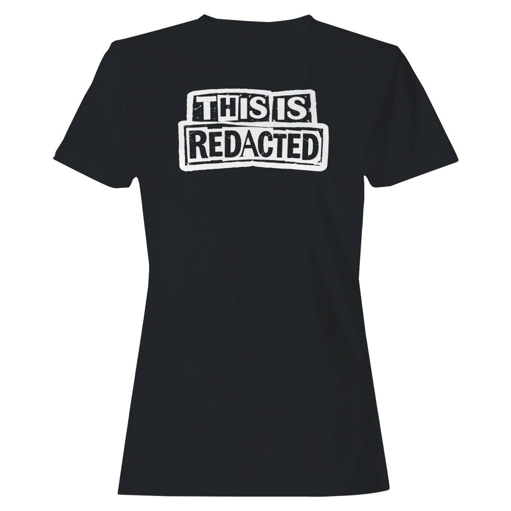 Redacted Grunge Stamp Design Women's T-Shirt