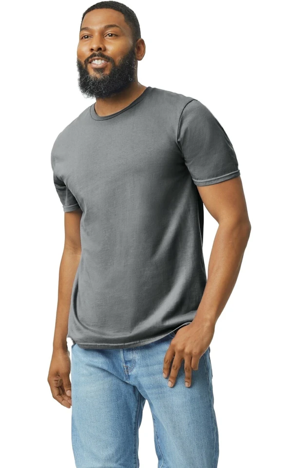 Custom Designed - T-Shirts (Charcoal) Adult, Gildan, Softstyle Cotton
